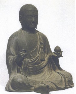 地蔵菩薩像。北条政子第七回忌の供養のために造られたと伝えられる。静岡県伊豆の国市・願成就院蔵