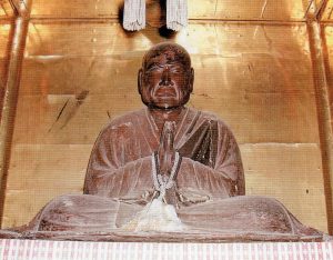 親鸞聖人坐像。千葉県野田市関宿・常敬寺蔵