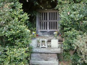 相馬師常の墓。鎌倉市扇ガ谷